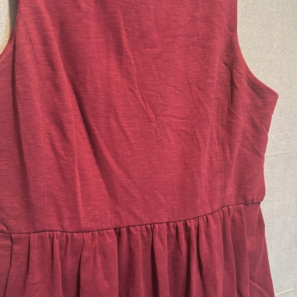 J. Crew Rich Burgundy Mini Dress